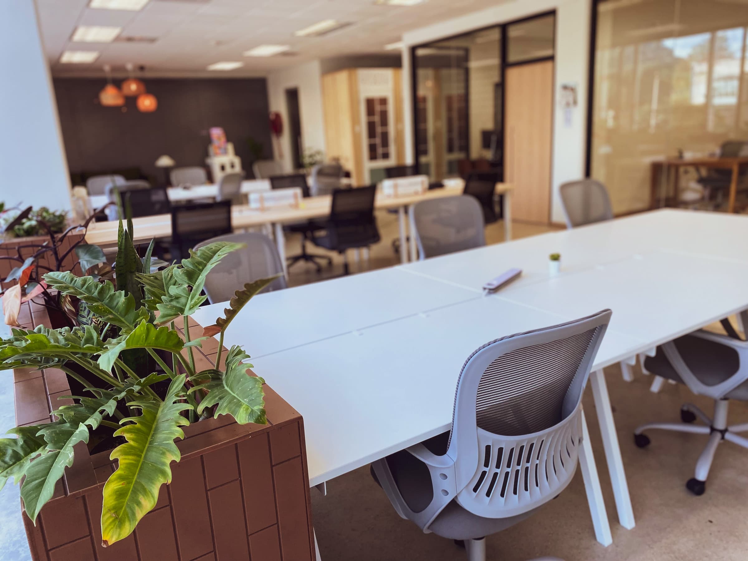 Workspace at The Worx coworking space